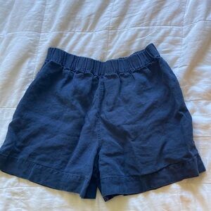 Elizabeth Suzann Flo shorts XL navy linen